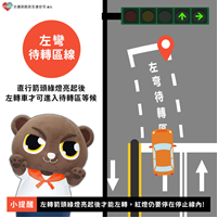 第二大隊交通安全宣導【車輛左轉眉角多】(將開啟新視窗)