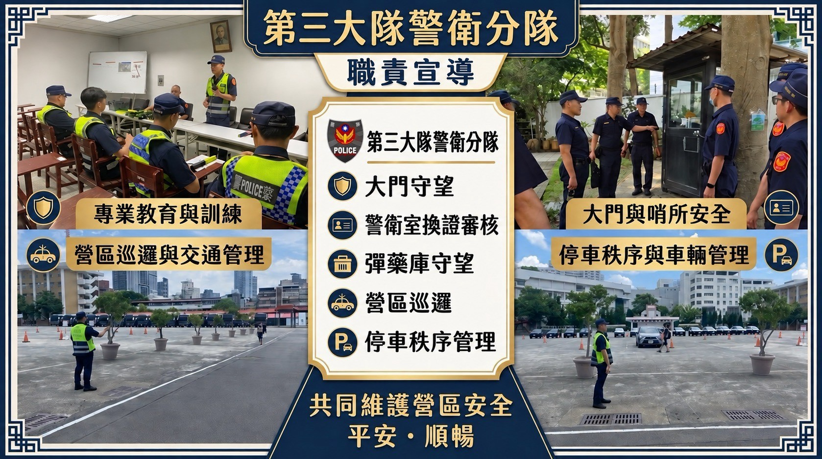 第三大隊警衛隊職責宣導(將開啟新視窗)
