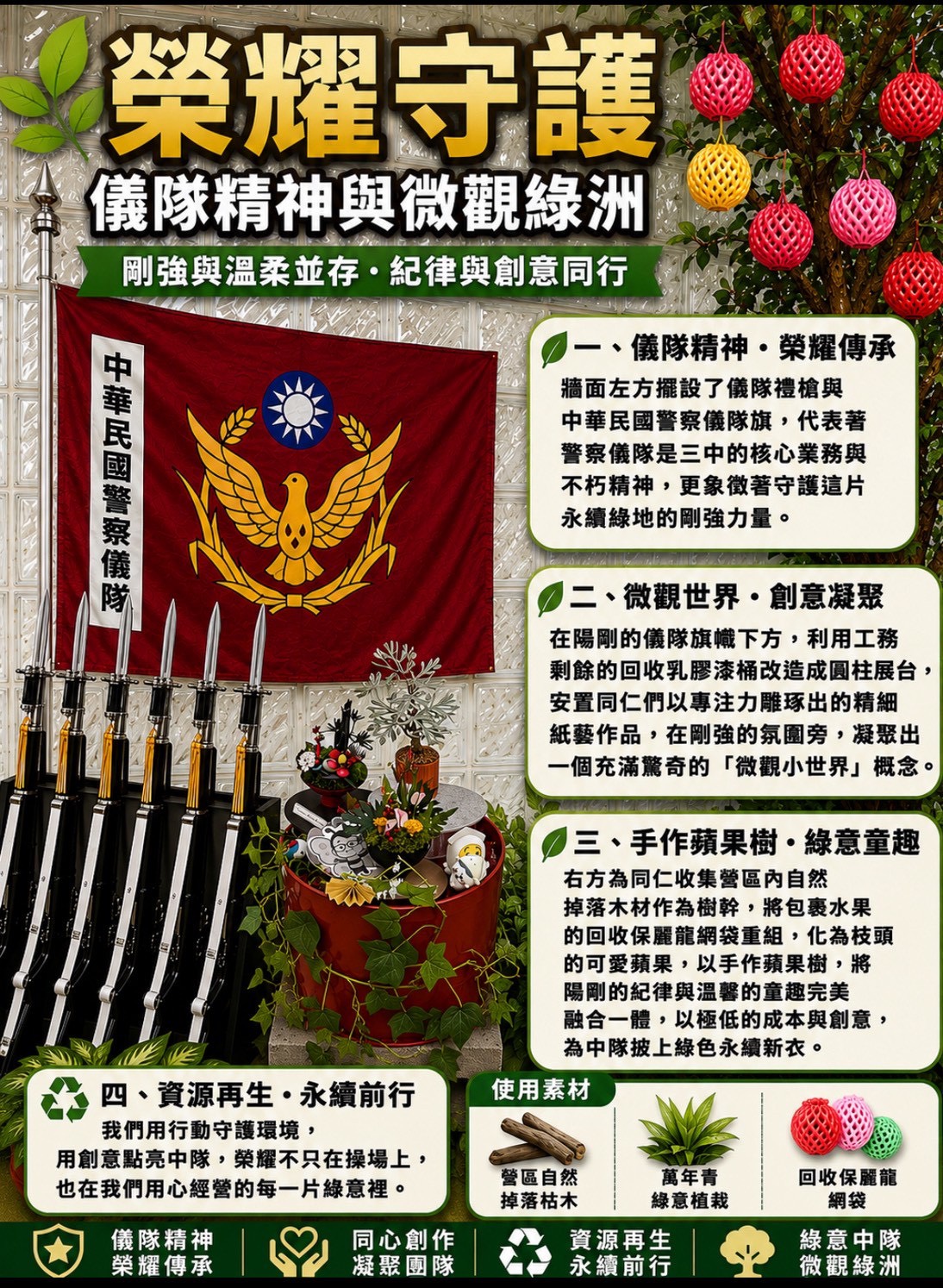 榮耀守護 儀隊精神 微觀綠洲(將開啟新視窗)