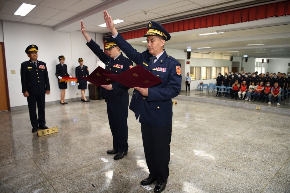 第一、五大隊卸、新任大隊長聯合交接典禮4