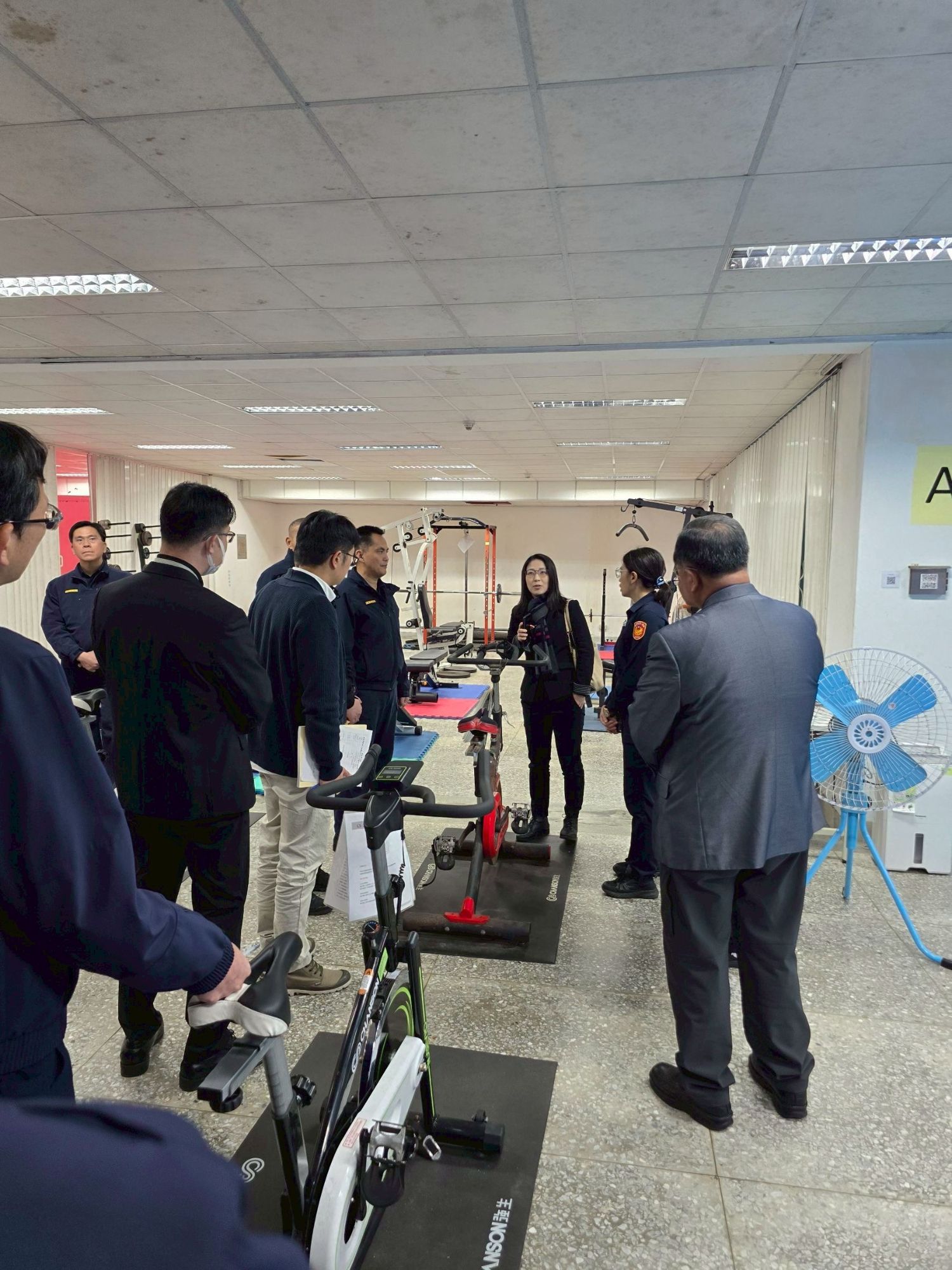 內政部警政署訪視本總隊代訓114年特考班整備工作