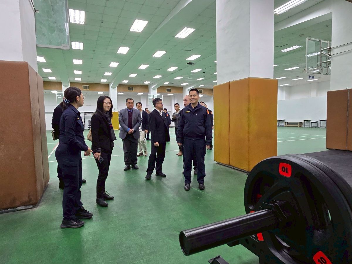 內政部警政署訪視本總隊代訓114年特考班整備工作