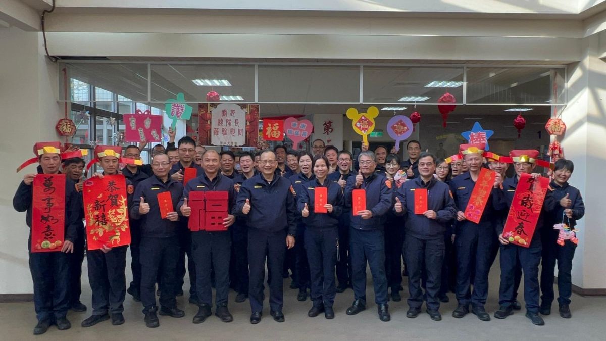 第二大隊春節慰問