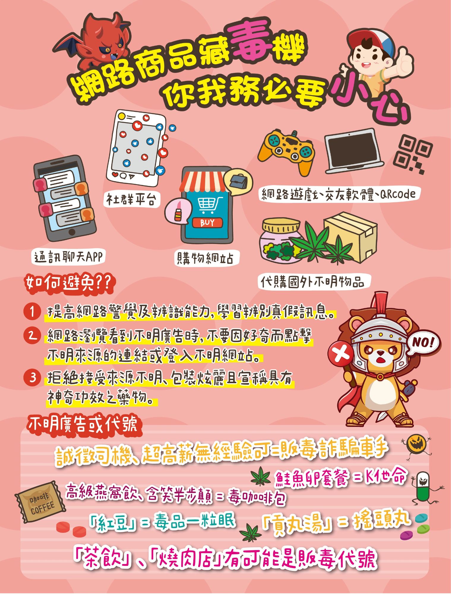 反毒宣導-網路商品藏毒機，你我務必要小心